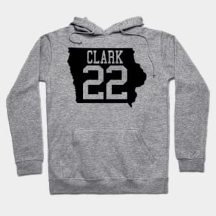 Clark 22 Iowa Map Hoodie